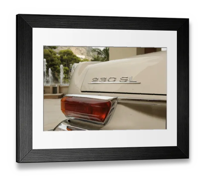 Framed Print : Mercedes Benz 230SL