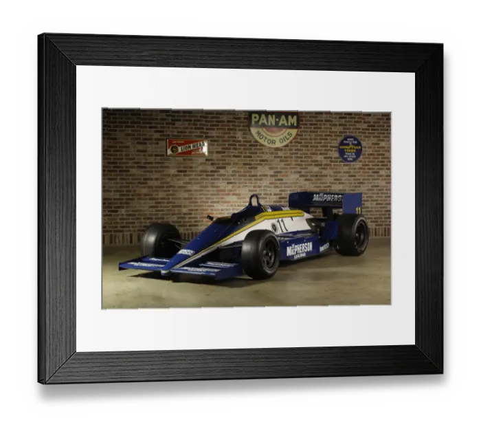 Framed Print : March-Brabham indianapolis