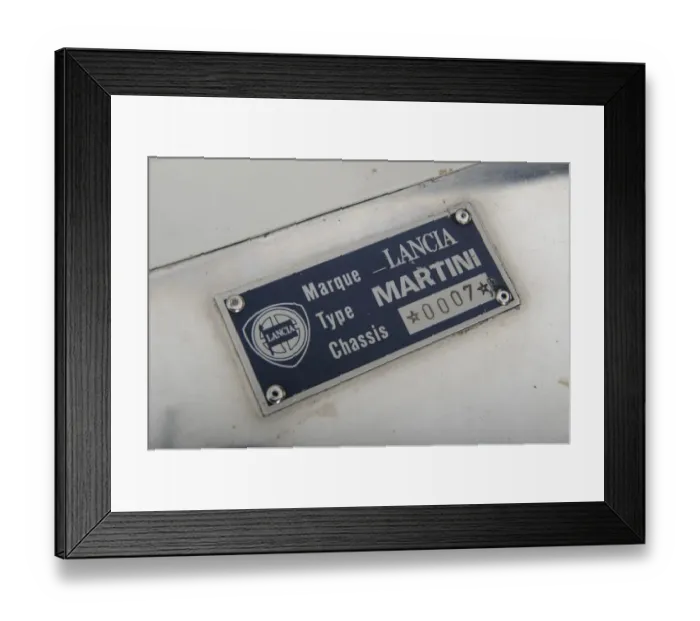 Framed Print : Lancia Martini