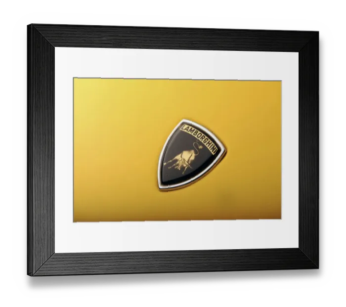 Framed Print : Lamborghini Miura
