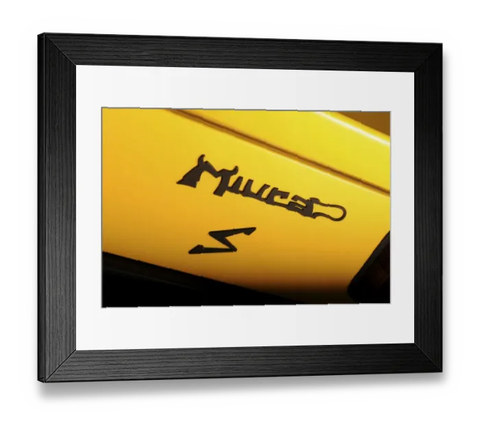 Framed Print : Lamborghini Miura Framed Print : Lamborghini Miura