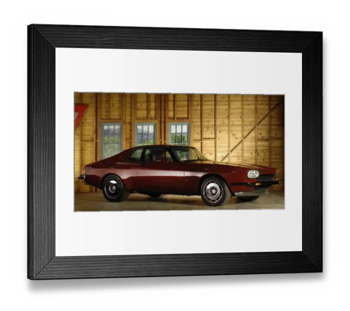Framed Print : Jaguar XJS with Framed Print : Jaguar XJS with