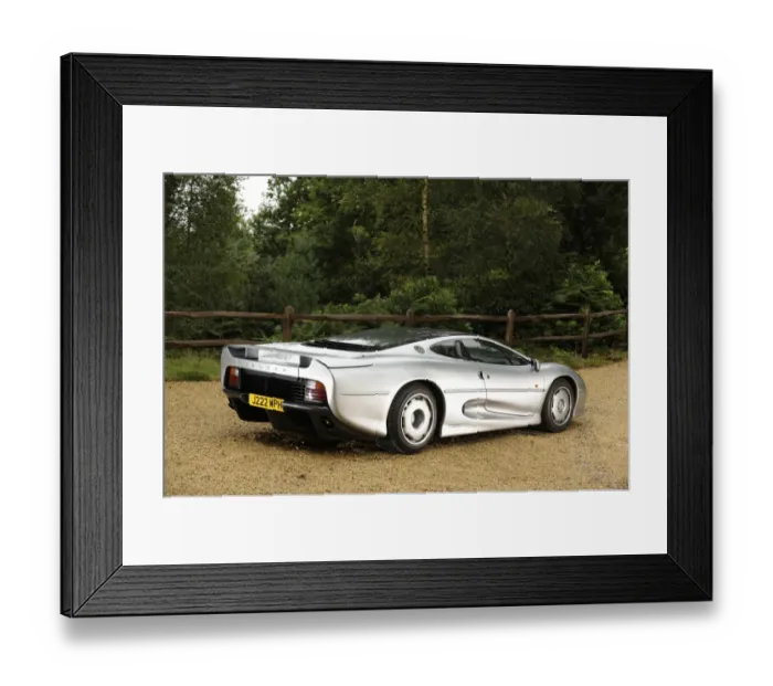 Framed Print : Jaguar XJ220R 1993