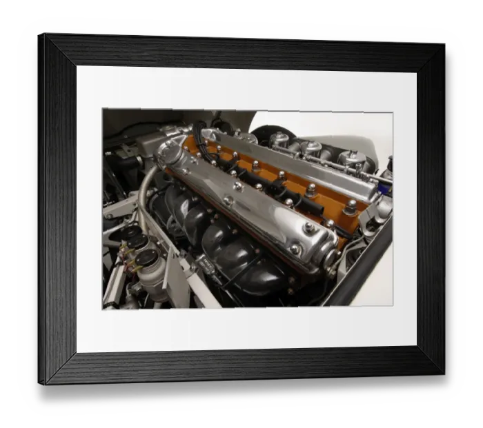 Framed Print : Jaguar E type 1961