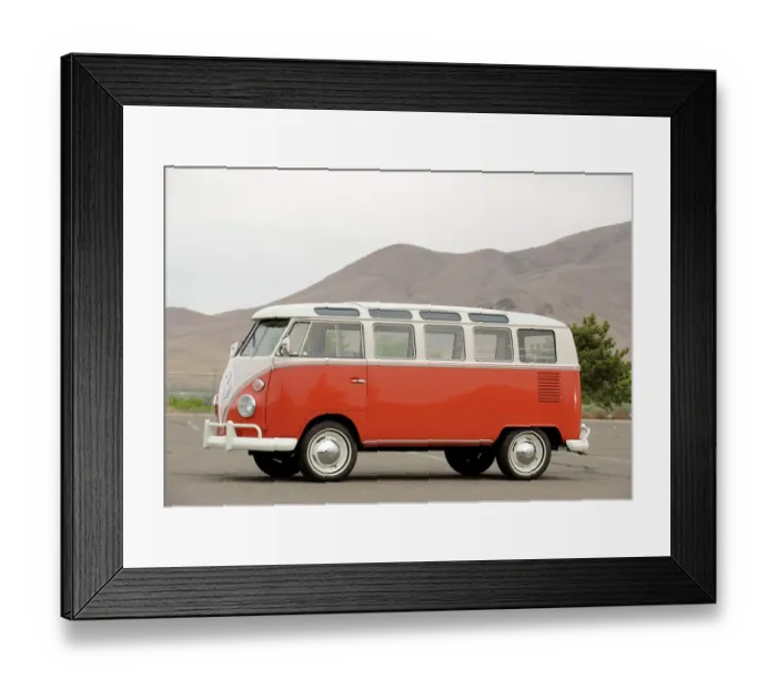Framed Print : VW micro bus 1964 Framed Print : VW micro bus 1964
