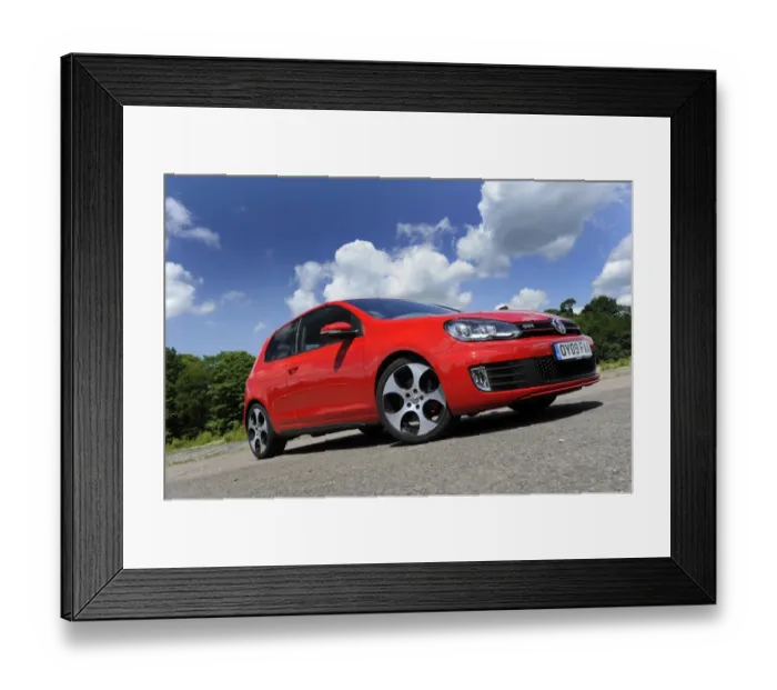 Framed Print : VW Golf GTI mk 6 2009 Framed Print : VW Golf GTI mk 6 2009