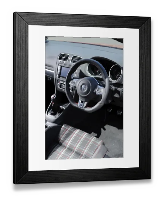 Framed Print : VW Golf GTI mk 6 2009