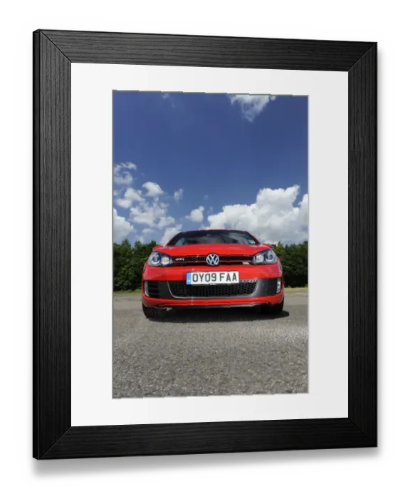 Framed Print : VW Golf GTI mk 6 2009