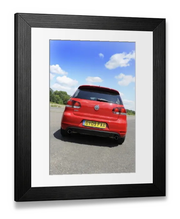 Framed Print : VW Golf GTI mk 6 2009 Framed Print : VW Golf GTI mk 6 2009