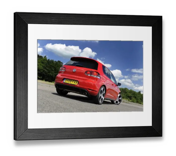 Framed Print : VW Golf GTI mk 6 2009 Framed Print : VW Golf GTI mk 6 2009