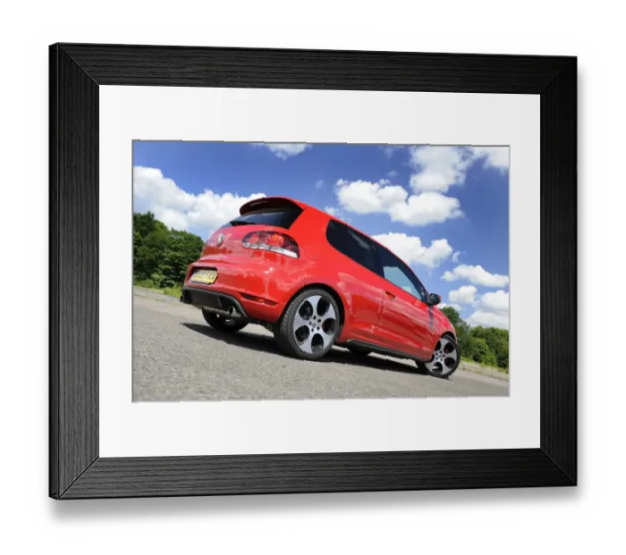 Framed Print : VW Golf GTI mk 6 2009 Framed Print : VW Golf GTI mk 6 2009