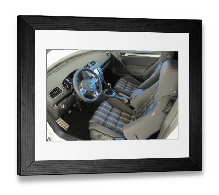 Framed Print : VW Golf GTI mk 6 2008