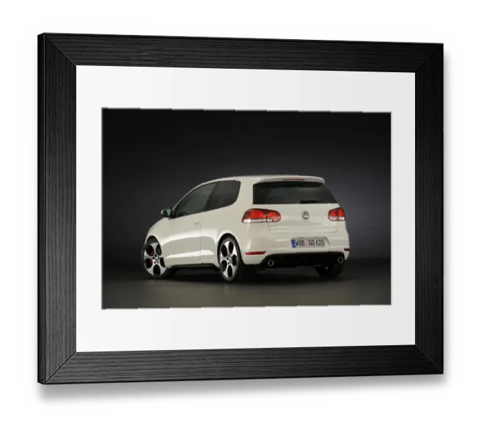 Framed Print : VW Golf GTI mk 6 2008 Framed Print : VW Golf GTI mk 6 2008