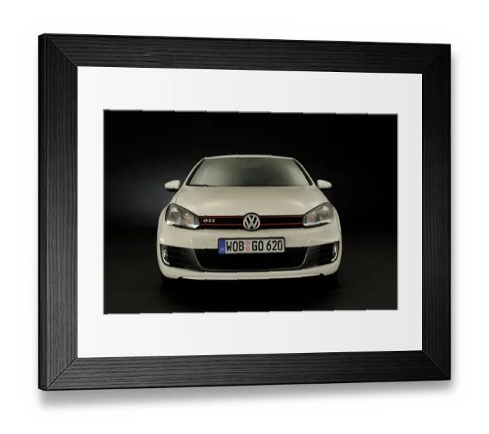 Framed Print : VW Golf GTI mk 6 2008