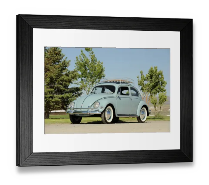 Framed Print : VW Beetle 1957 Framed Print : VW Beetle 1957