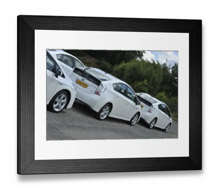 Framed Print : Toyota Prius 2009 Framed Print : Toyota Prius 2009