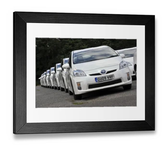 Framed Print : Toyota Prius 2009 Framed Print : Toyota Prius 2009