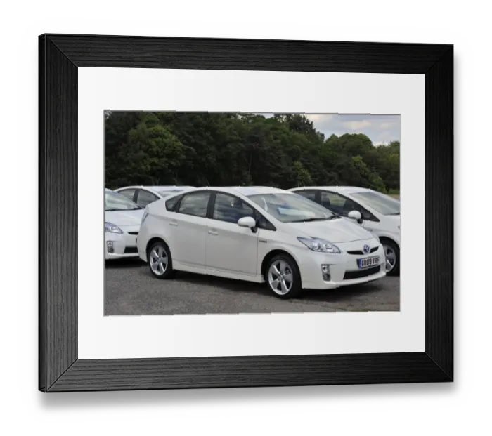 Framed Print : Toyota Prius 2009 Framed Print : Toyota Prius 2009
