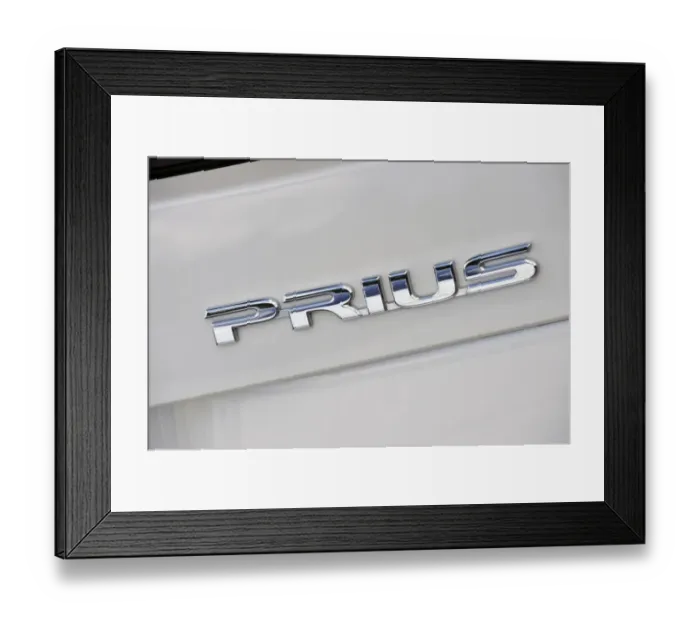 Framed Print : Toyota Prius 2009 Framed Print : Toyota Prius 2009