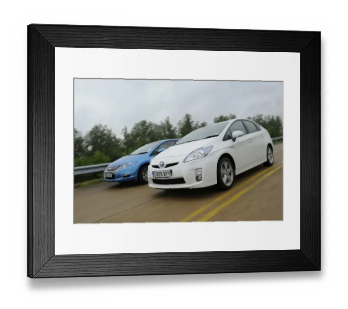 Framed Print : Toyota Prius 2009 Framed Print : Toyota Prius 2009
