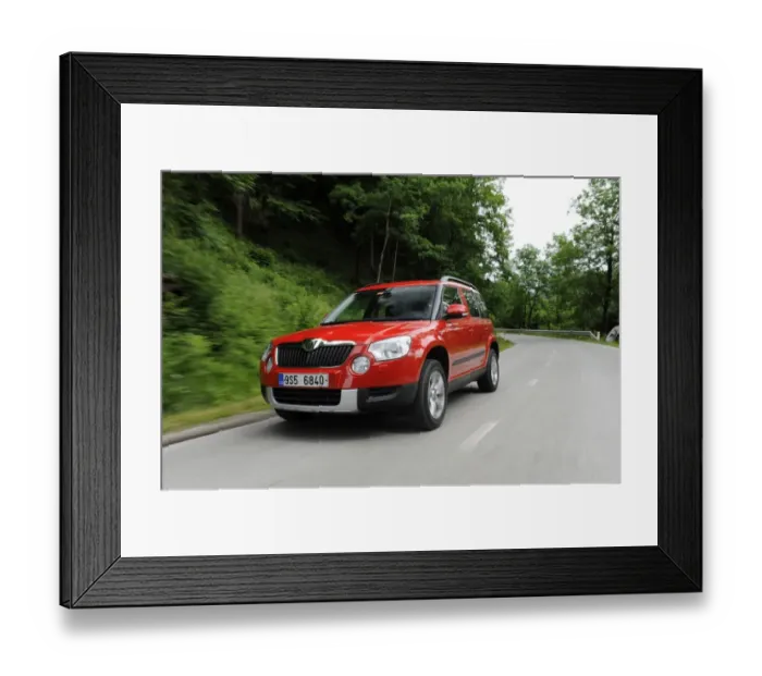 Framed Print : Skoda Yeti 2009 Framed Print : Skoda Yeti 2009