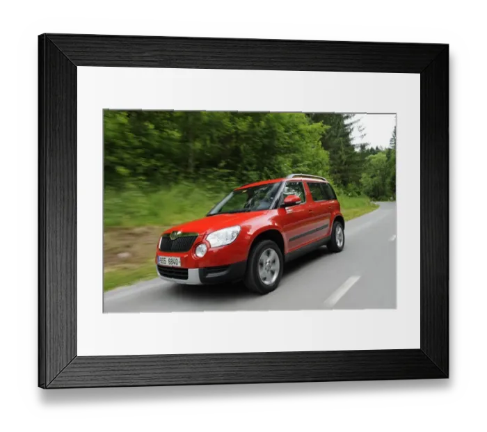 Framed Print : Skoda Yeti 2009