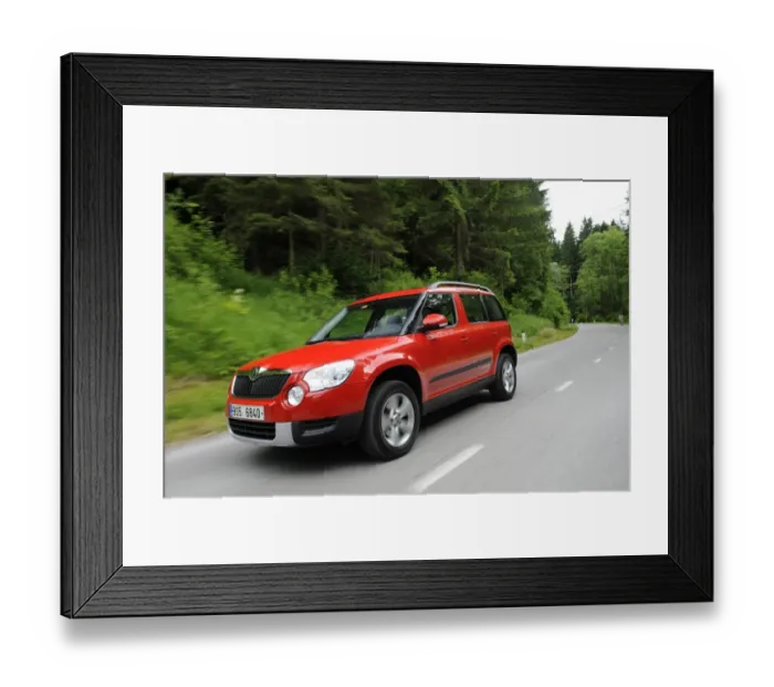 Framed Print : Skoda Yeti 2009 Framed Print : Skoda Yeti 2009