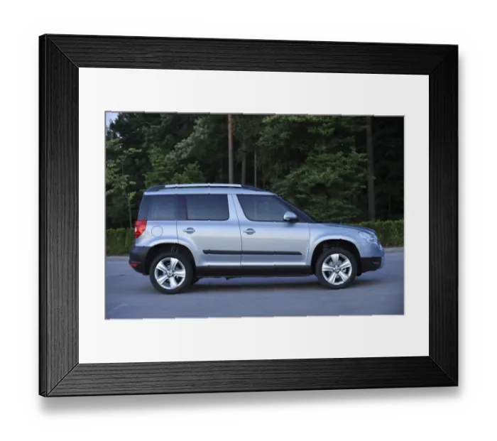 Framed Print : Skoda Yeti 2009 Framed Print : Skoda Yeti 2009