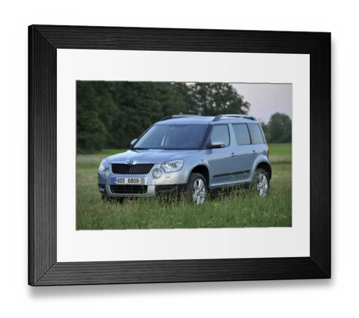 Framed Print : Skoda Yeti 2009 Framed Print : Skoda Yeti 2009