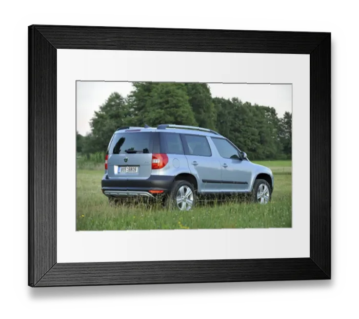 Framed Print : Skoda Yeti 2009 Framed Print : Skoda Yeti 2009