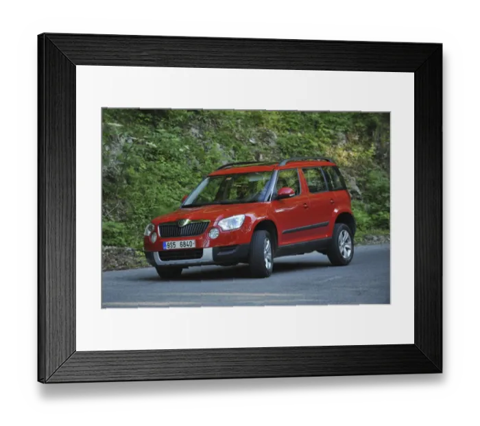 Framed Print : Skoda Yeti 2009 Framed Print : Skoda Yeti 2009