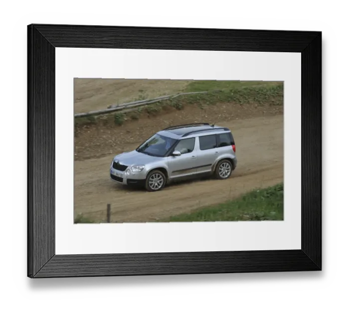 Framed Print : Skoda Yeti 2009 Framed Print : Skoda Yeti 2009