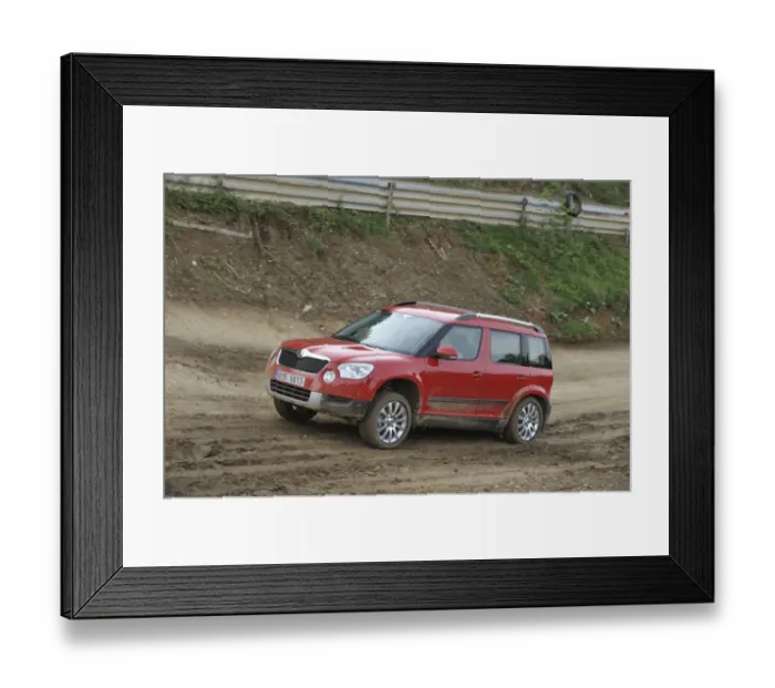 Framed Print : Skoda Yeti 2009 Framed Print : Skoda Yeti 2009