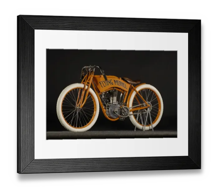 Framed Print : Flying Merkel 1911