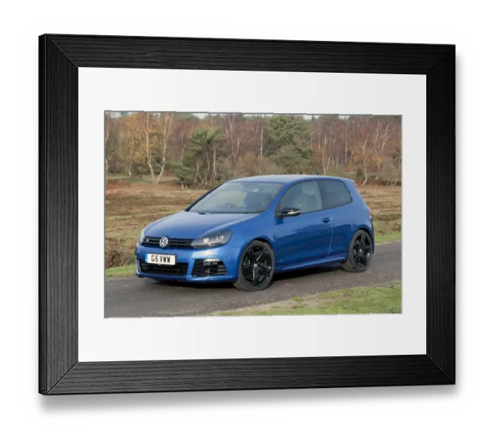 Framed Print : Volkswagen Golf R 2. 0l TSI 2011 Framed Print : Volkswagen Golf R 2. 0l TSI 2011