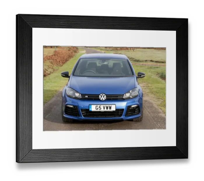 Framed Print : Volkswagen Golf R 2. 0l TSI 2011 Framed Print : Volkswagen Golf R 2. 0l TSI 2011