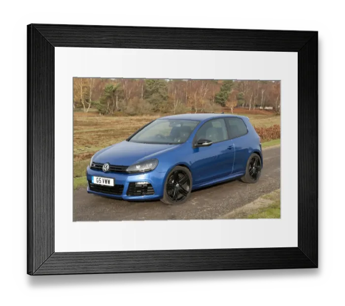 Framed Print : Volkswagen Golf R 2. 0l TSI 2011 Framed Print : Volkswagen Golf R 2. 0l TSI 2011