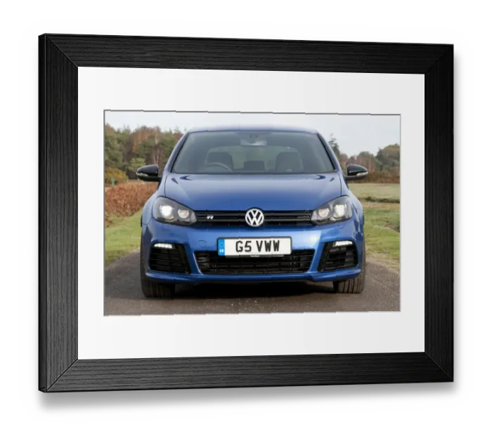 Framed Print : Volkswagen Golf R 2. 0l TSI 2011 Framed Print : Volkswagen Golf R 2. 0l TSI 2011