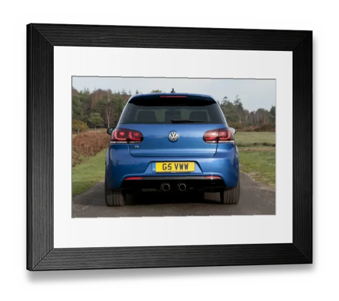Framed Print : Volkswagen Golf R 2. 0l TSI 2011 Framed Print : Volkswagen Golf R 2. 0l TSI 2011