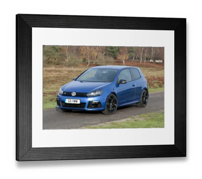 Framed Print : Volkswagen Golf R 2. 0l TSI 2011 Framed Print : Volkswagen Golf R 2. 0l TSI 2011