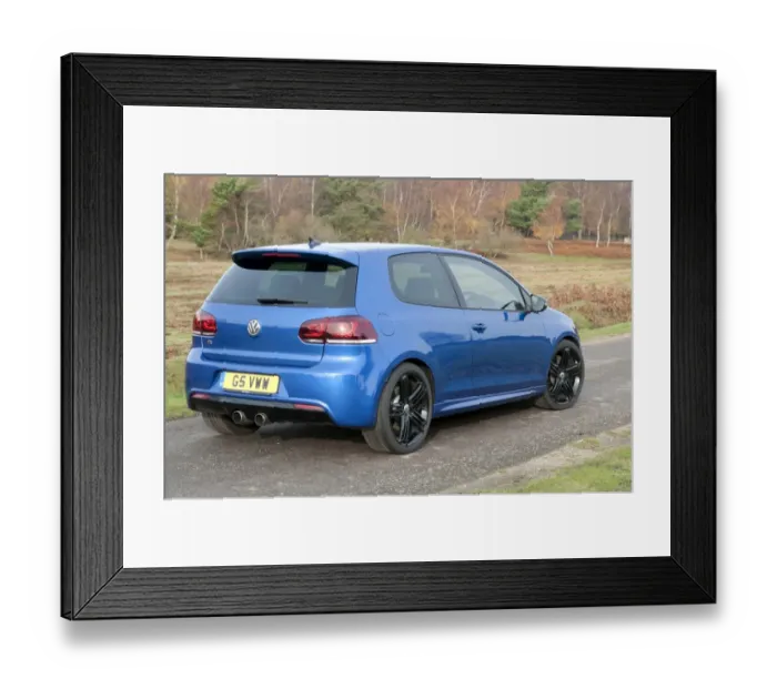 Framed Print : Volkswagen Golf R 2. 0l TSI 2011 Framed Print : Volkswagen Golf R 2. 0l TSI 2011