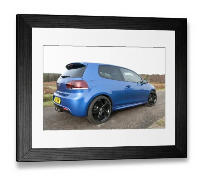 Framed Print : Volkswagen Golf R 2. 0l TSI 2011 Framed Print : Volkswagen Golf R 2. 0l TSI 2011