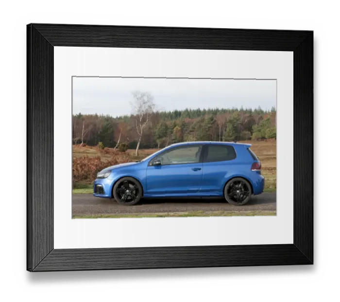 Framed Print : Volkswagen Golf R 2. 0l TSI 2011 Framed Print : Volkswagen Golf R 2. 0l TSI 2011
