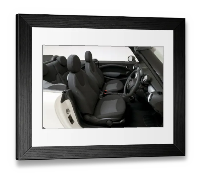 Framed Print : Mini One convertible 2011 Framed Print : Mini One convertible 2011