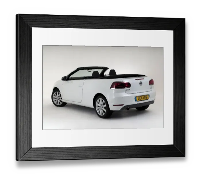 Framed Print : Volkswagen Golf Convertible 2011 Framed Print : Volkswagen Golf Convertible 2011