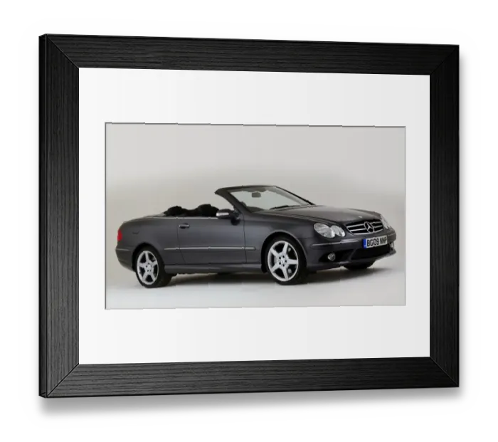 Framed Print : 2009 Mercedes Benz CLK Cabriolet Framed Print : 2009 Mercedes Benz CLK Cabriolet