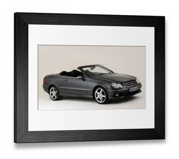 Framed Print : 2009 Mercedes Benz CLK Cabriolet Framed Print : 2009 Mercedes Benz CLK Cabriolet