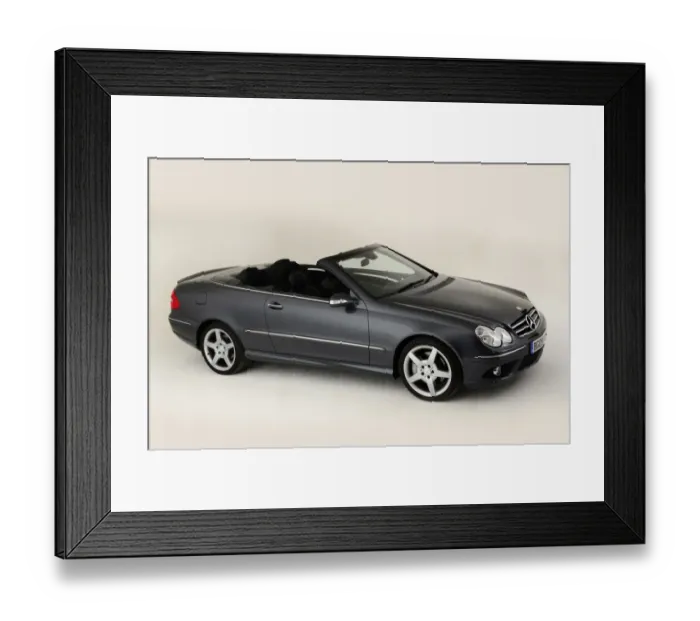 Framed Print : 2009 Mercedes Benz CLK Cabriolet Framed Print : 2009 Mercedes Benz CLK Cabriolet
