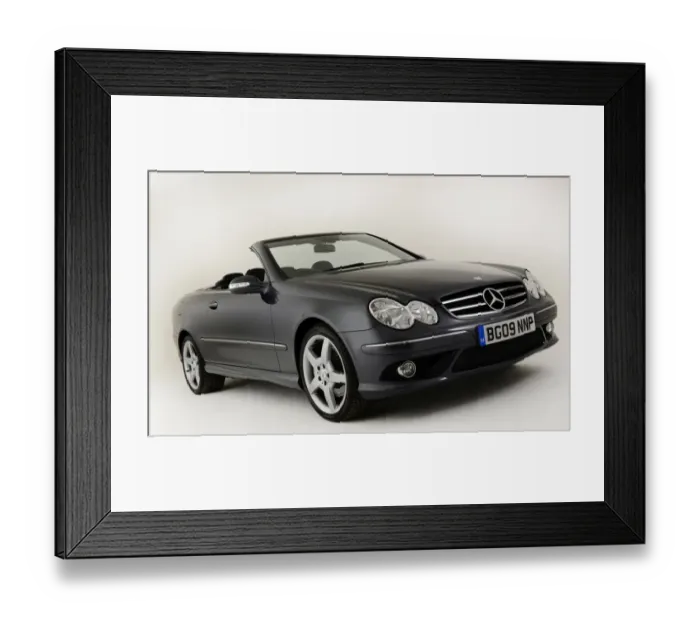 Framed Print : 2009 Mercedes Benz CLK Cabriolet Framed Print : 2009 Mercedes Benz CLK Cabriolet