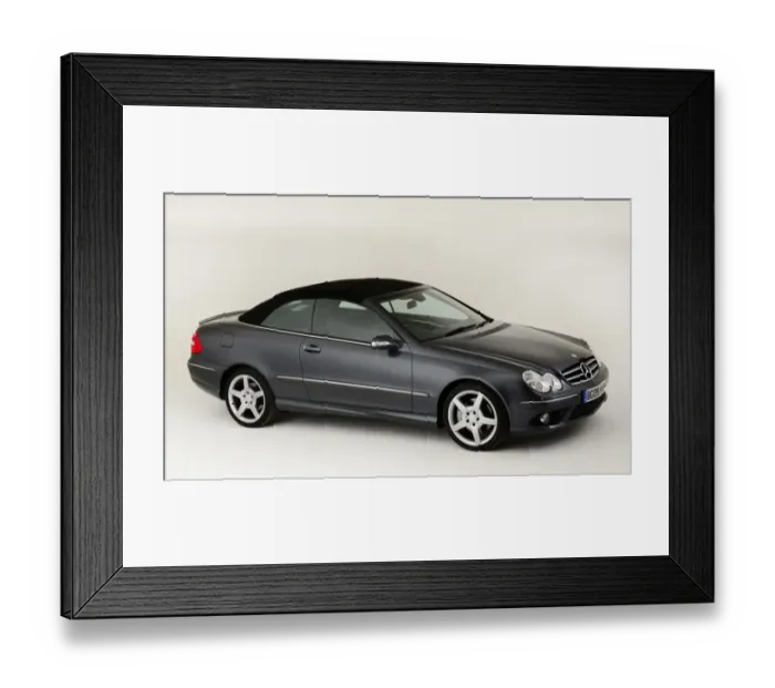 Framed Print : 2009 Mercedes Benz CLK Cabriolet Framed Print : 2009 Mercedes Benz CLK Cabriolet
